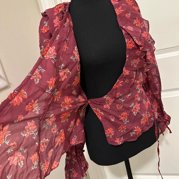 Free People Ruffle Top - Picture 7 of 8